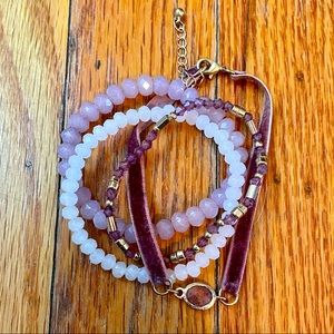 🔮 Amethyst Bracelet Set 🔮 NWOT
